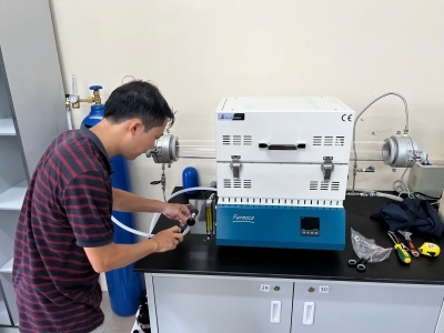 Bàn Giao Thiết Bị Lò Nung Dạng Ống 1200°C SH SCIENTIFIC